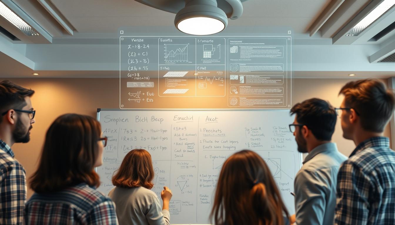 AI meeting transcription whiteboard