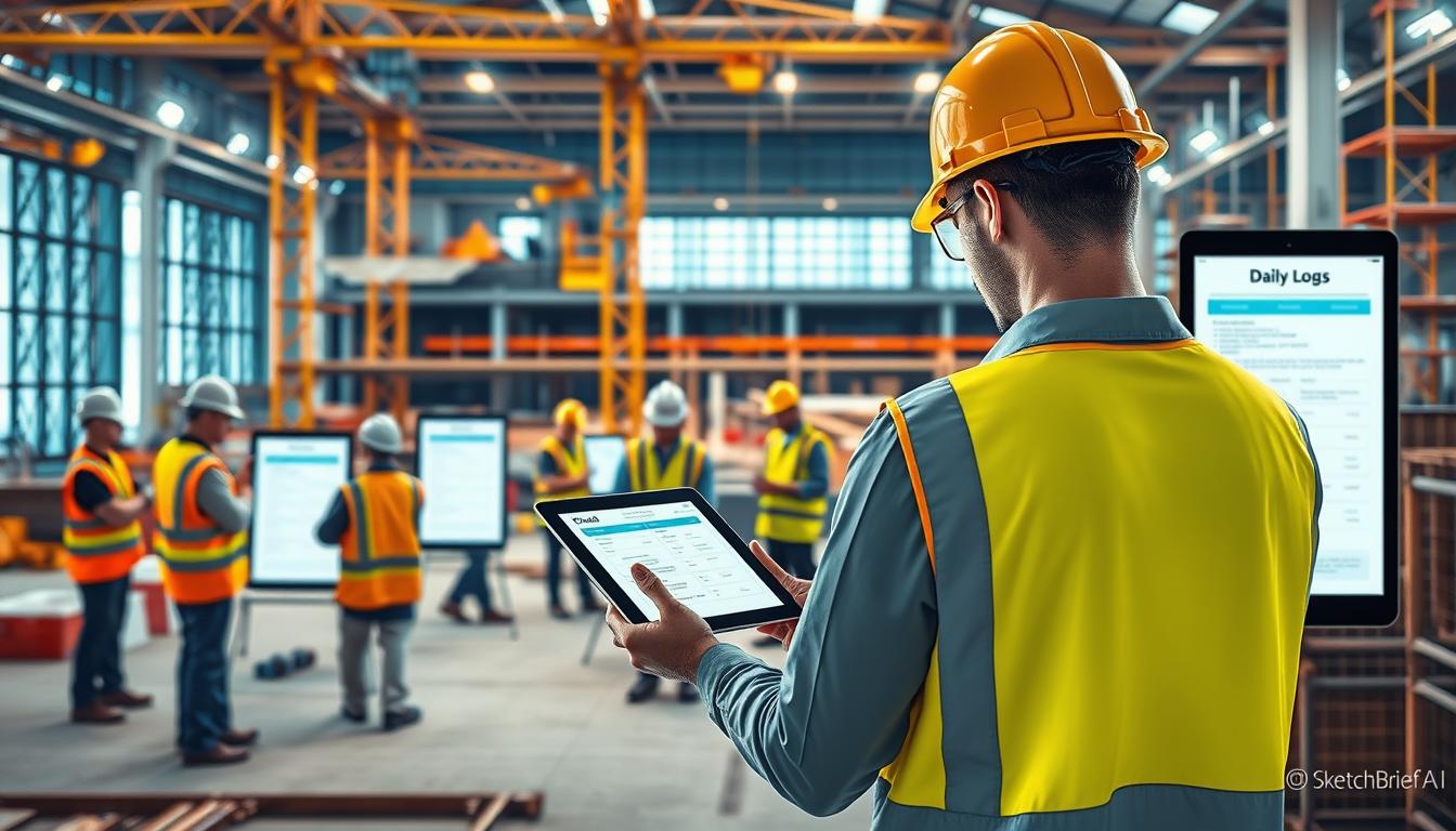 digital daily logs for construction site