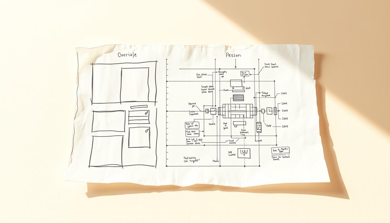 napkin sketch to digital diagram