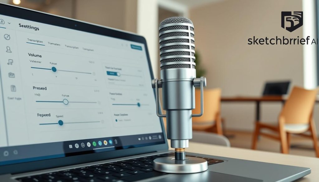 transcription settings