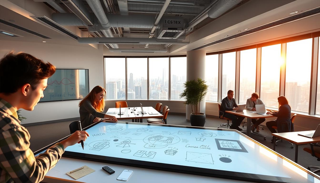 visual collaboration with digital whiteboards
